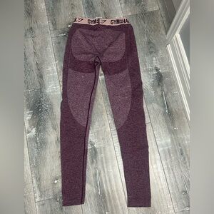 Gymshark Burgundy Leggings